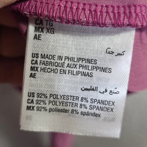 INC NWT XL Pink Velvet w White trim Shawl W belt Top Buttondown Relaxing Lounge - Picture 11 of 14